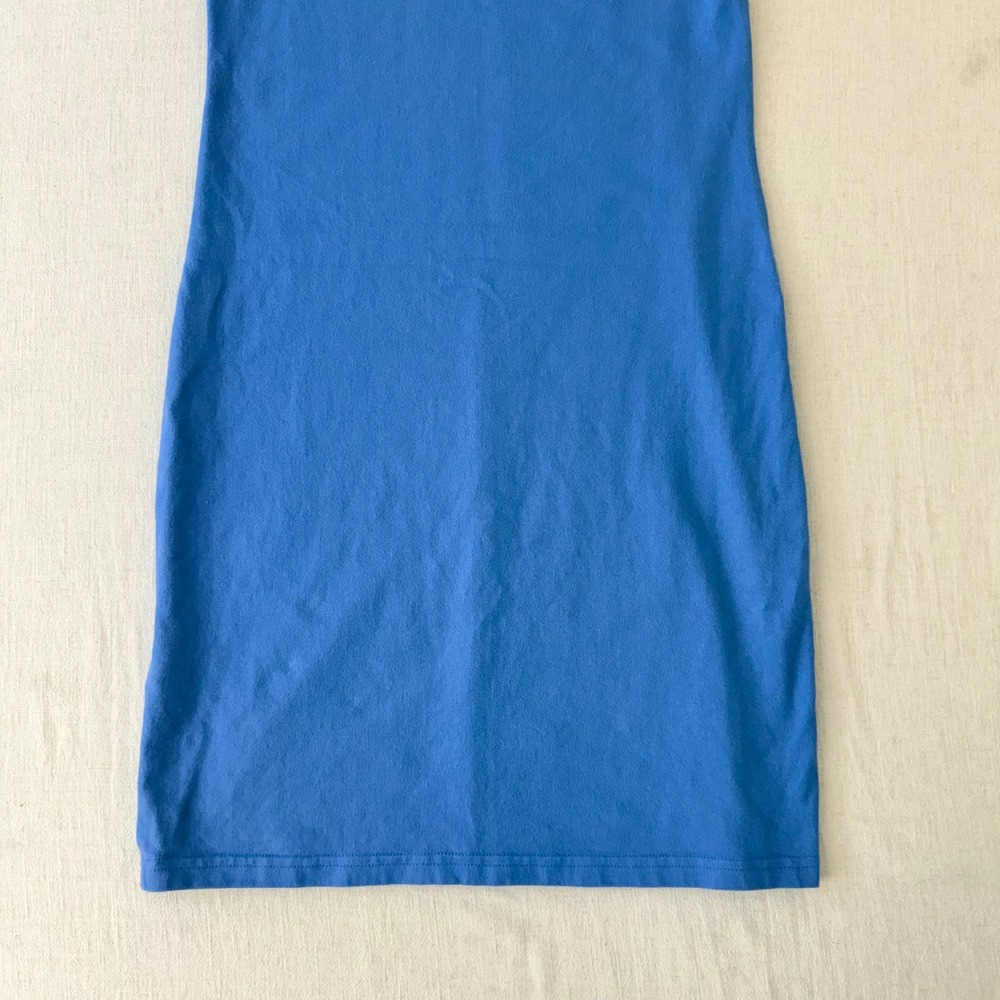 Joules Riva Dress Womens 4 Blue Sleeveless Cotton Shift Mini - Picture 12 of 13